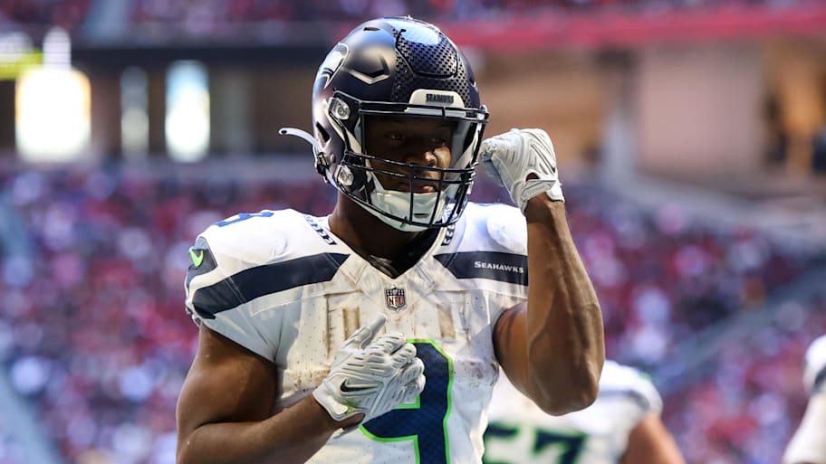Seahawks RB Kenneth Walker III recorded 872 scrimmage yards and eight touchdowns in 11 games last season. | Brett Davis-Imagn Images