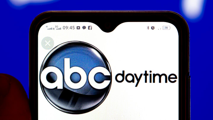In this photo illustration, the ABC Daytime logo is...