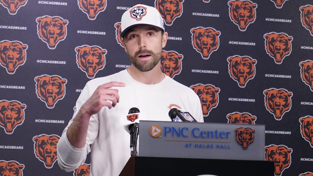 Chicago Bears offensive coordinator Declan Doyle