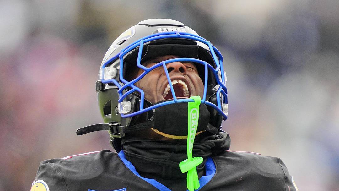 New Seattle Seahawks wide receiver Emmanuel Henderson Jr. screams