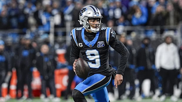 Carolina Panthers quarterback Bryce Young