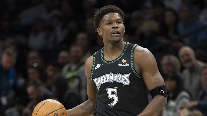 Minnesota Timberwolves guard Anthony Edwards.