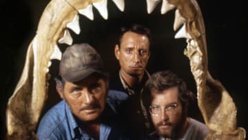 Robert Shaw, Roy Scheider, and Richard Dreyfuss in Jaws