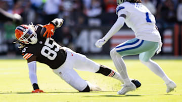 Cleveland Browns tight end David Njoku 