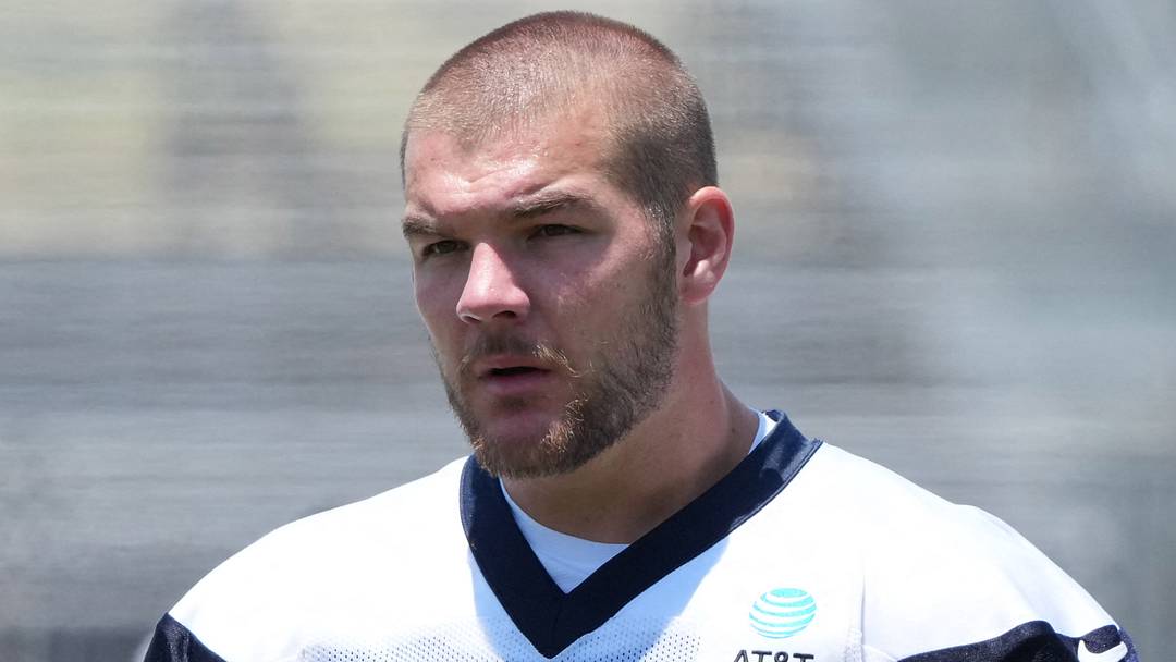 Dallas Cowboys fullback Hunter Luepke