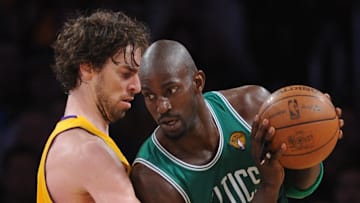 Pau Gasol, Los Angeles Lakers and Kevin Garnett, Boston Celtics