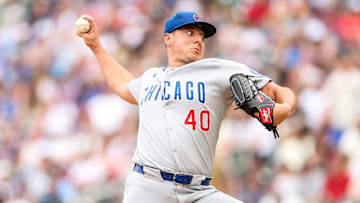 Chicago Cubs reliever Brad Keller delivers a pitch versus the Minnesota Twins.