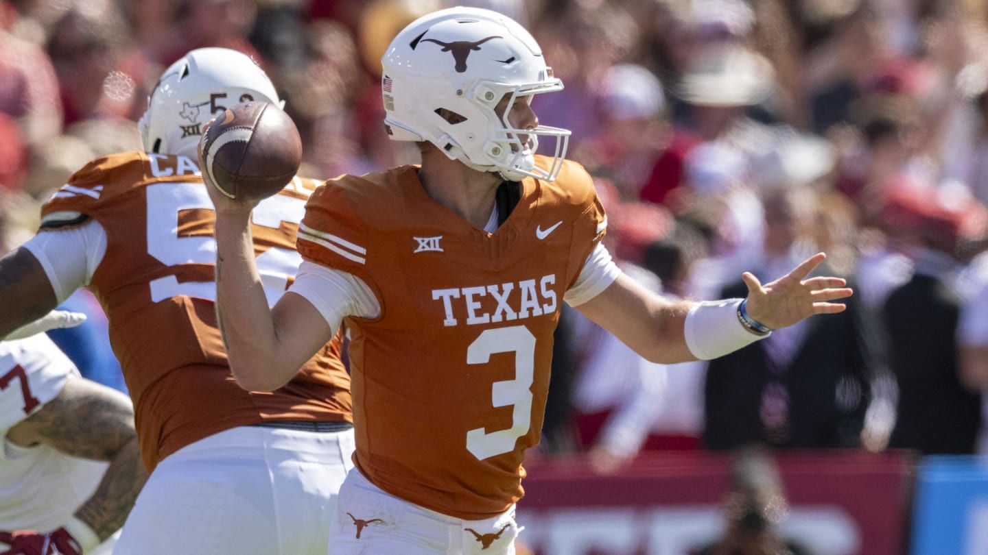 vs. Texas score prediction by expert football model