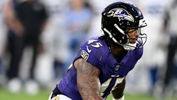 Baltimore Ravens linebacker Mike Green during the preseason opener against the Indianapolis Colts.