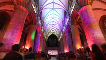 Gloucester Cathedral Show Harry Potter Film On A Giant Screen