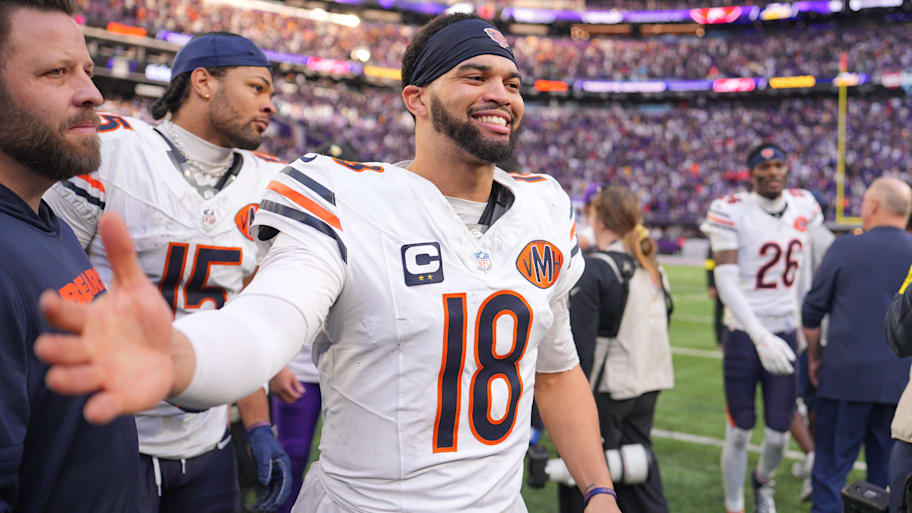 Chicago Bears quarterback Caleb Williams