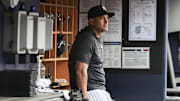 New York Yankees manager Aaron Boone at Yankee Stadium.