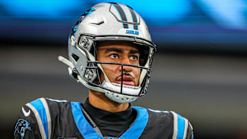 Carolina Panthers quarterback Bryce Young