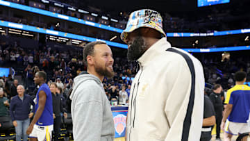 LeBron James, Los Angeles Lakers and Stephen Curry, Golden State Warriors