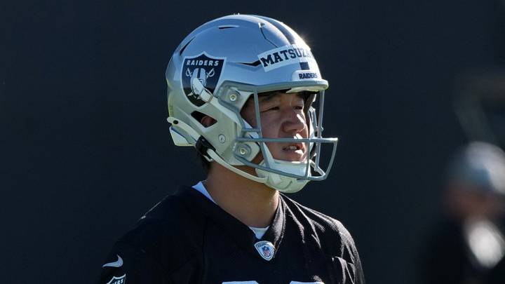 Las Vegas Raiders kicker Kansei Matsuzawa