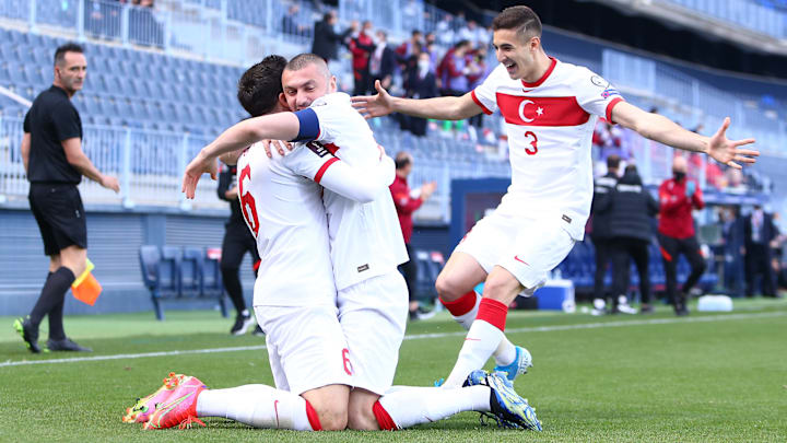 A Milli Takım oyuncularının gol sevinci