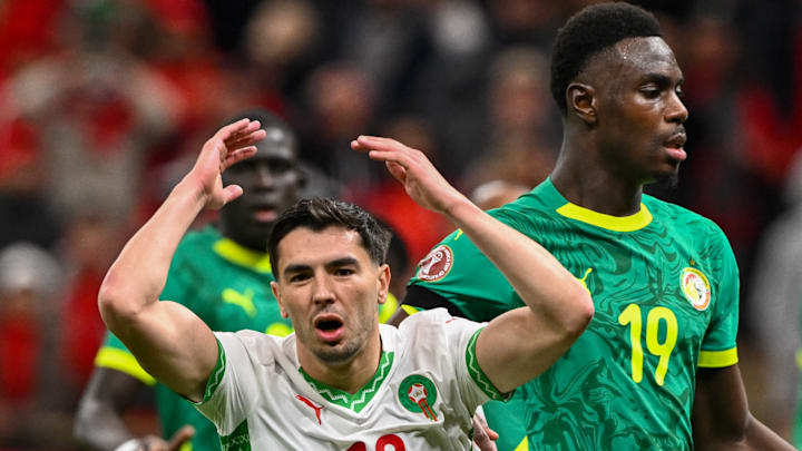 Brahim Diaz et Niakhaté lors de la finale de la CAN 2025