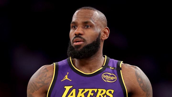 Los Angeles Lakers forward LeBron James.