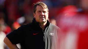 Kirby Smart clears the air on Will Muschamp after his name was left out of the Georgia football media guide.