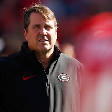 Kirby Smart clears the air on Will Muschamp after his name was left out of the Georgia football media guide.