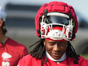 Jul 22, 2024; St. Joseph, MO, USA; Kansas City Chiefs wide receiver Marquise (Hollywood) Brown (5) walks down the hill from the locker room to the fields prior to training camp at Missouri Western State University. Mandatory Credit: Denny Medley-Imagn Images