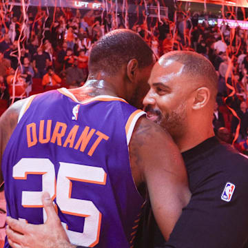 Kevin Durant and Ime Udoka overlapped during their times with the Brooklyn Nets.