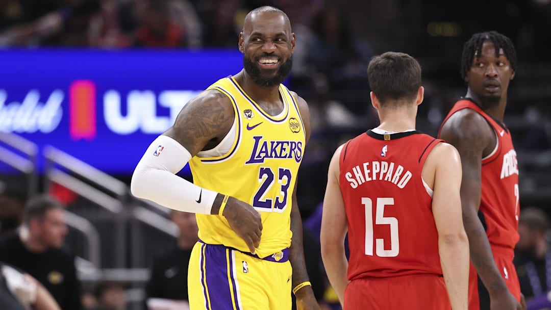 Los Angeles Lakers wing LeBron James.