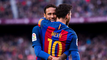 Neymar et Lionel Messi - FC Barcelone