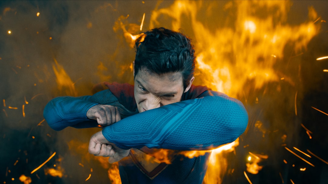 DAVID CORENSWET as Superman in DC Studios’ and Warner Bros. Pictures’ “SUPERMAN,” a Warner Bros. Pictures release