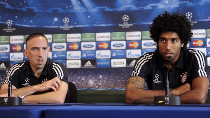 Franck Ribery und Dante während ihrer gemeinsamen Bayern-Zeit