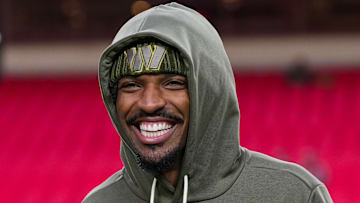 Washington Commanders quarterback Jayden Daniels