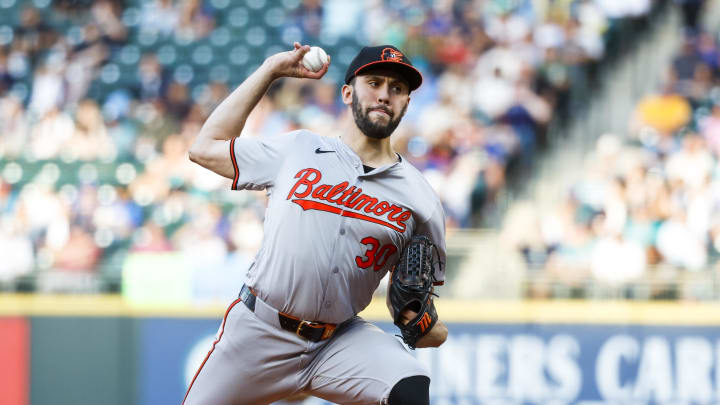 Baltimore Orioles pitcher Grayson Rodriguez threw 6 1/3 scoreless innings in a 2-0 win over the Seattle Mariners on Tuesday night. 