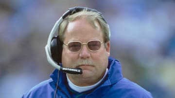 Mike Holmgren with the Seattle Seahawks