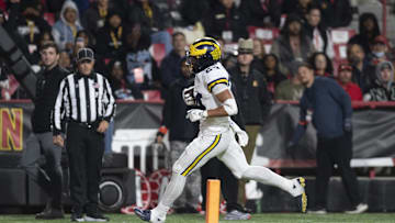 Michigan Wolverines running back Bryson Kuzdzal