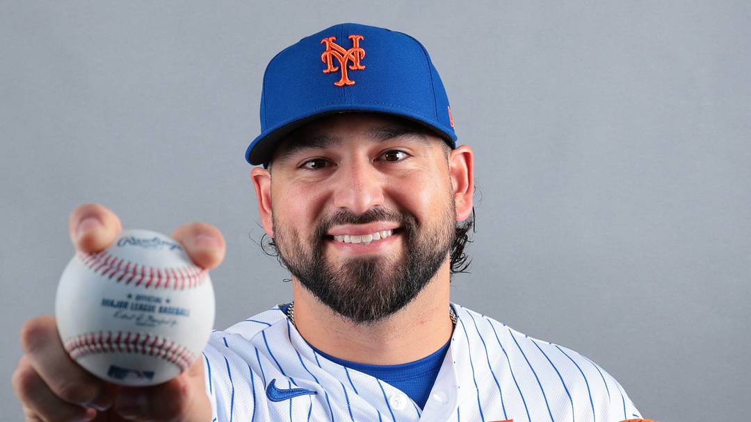 Feb 19, 2026; Port St. Lucie, FL, USA; New York Mets pitcher Alex Carrillo (84) poses for a photo during media day at Clover Park. Mandatory Credit: Sam Navarro-Imagn Images Feb 19, 2026; Port St. Lucie, FL, USA; New York Mets pitcher Alex Carrillo (84) poses for a photo during media day at Clover Park. Mandatory Credit: Sam Navarro-Imagn Images