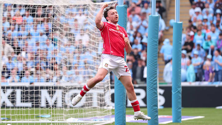 Ollie Rathbone scored for Wrexham against Coventry.