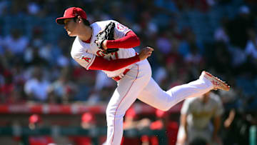 Sep 19, 2021; Anaheim, California, USA; Shohei Ohtani, LA Angels