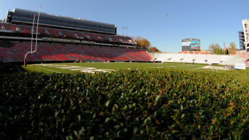 November 17, 2012; Athens, GA, USA; A general view of the field looking over the hedges