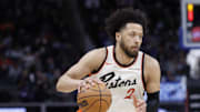 Detroit Pistons guard Cade Cunningham is a solid prop target on Sunday.
