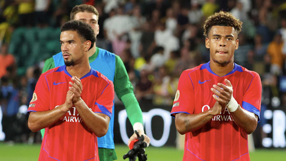 Warren Zaïre-Emery (left) and Désiré Doué.