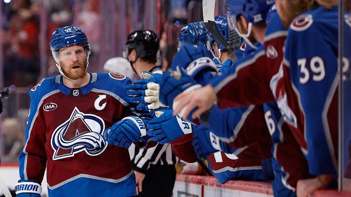 May 20, 2026; Denver, Colorado, USA; Colorado Avalanche left wing Gabriel Landeskog (92) celebrates with teammates after scoring a goal. Mandatory Credit: Isaiah J. Downing-Imagn Images May 20, 2026; Denver, Colorado, USA; Colorado Avalanche left wing Gabriel Landeskog (92) celebrates with teammates after scoring a goal. Mandatory Credit: Isaiah J. Downing-Imagn Images