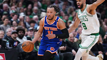 Boston Celtics, Jalen Brunson, New York Knicks, Game 1, Jrue Holiday, Al Horford, Derrick White