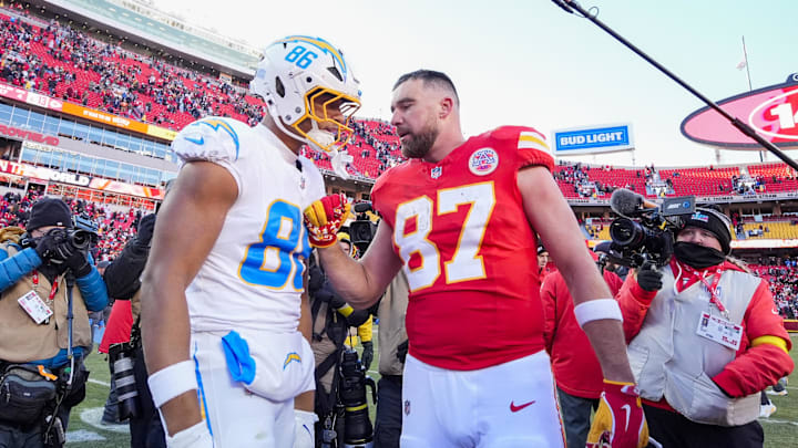 Travis Kelce declined to speak to the media after the Chiefs were eliminated from the playoffs by the Chargers. Travis Kelce declined to speak to the media after the Chiefs were eliminated from the playoffs by the Chargers.
