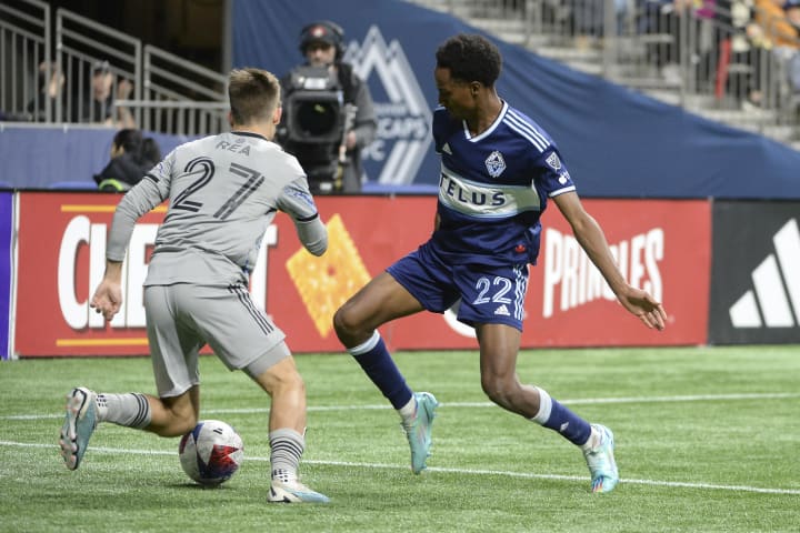 Ali Ahmed racked up a goal and assist in Vancouver's 5-0 win against Cf Montreal