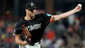 Baltimore Orioles starting pitcher Trevor Rogers.
