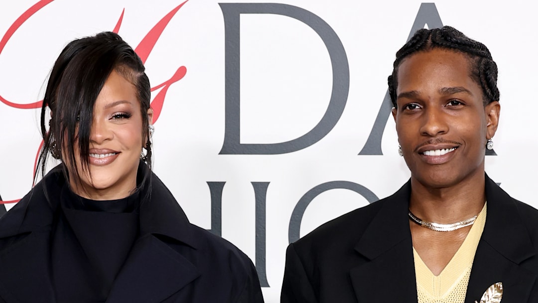 A$AP Rocky, Rihanna at the 2025 CFDA Awards