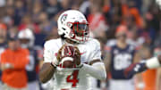 Utah Utes quarterback Devon Dampier (4) has been named to the  Davey O'Brien National Quarterback Award watch list.
