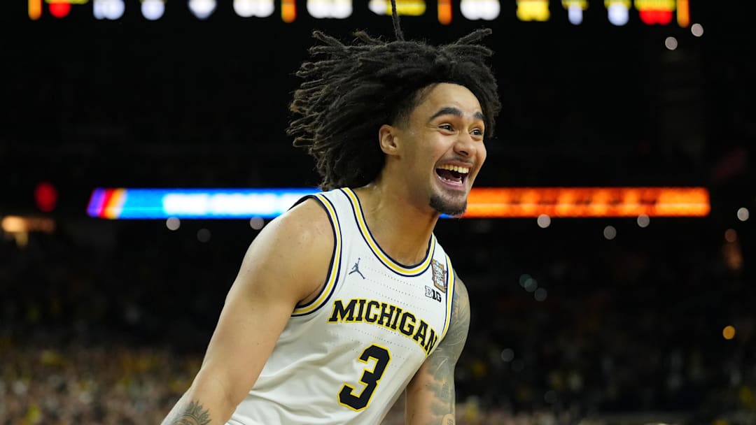 Michigan Wolverines guard Elliot Cadeau (3)