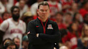 Arizona Wildcats head coach Tommy Lloyd picked up his 100th career victory.