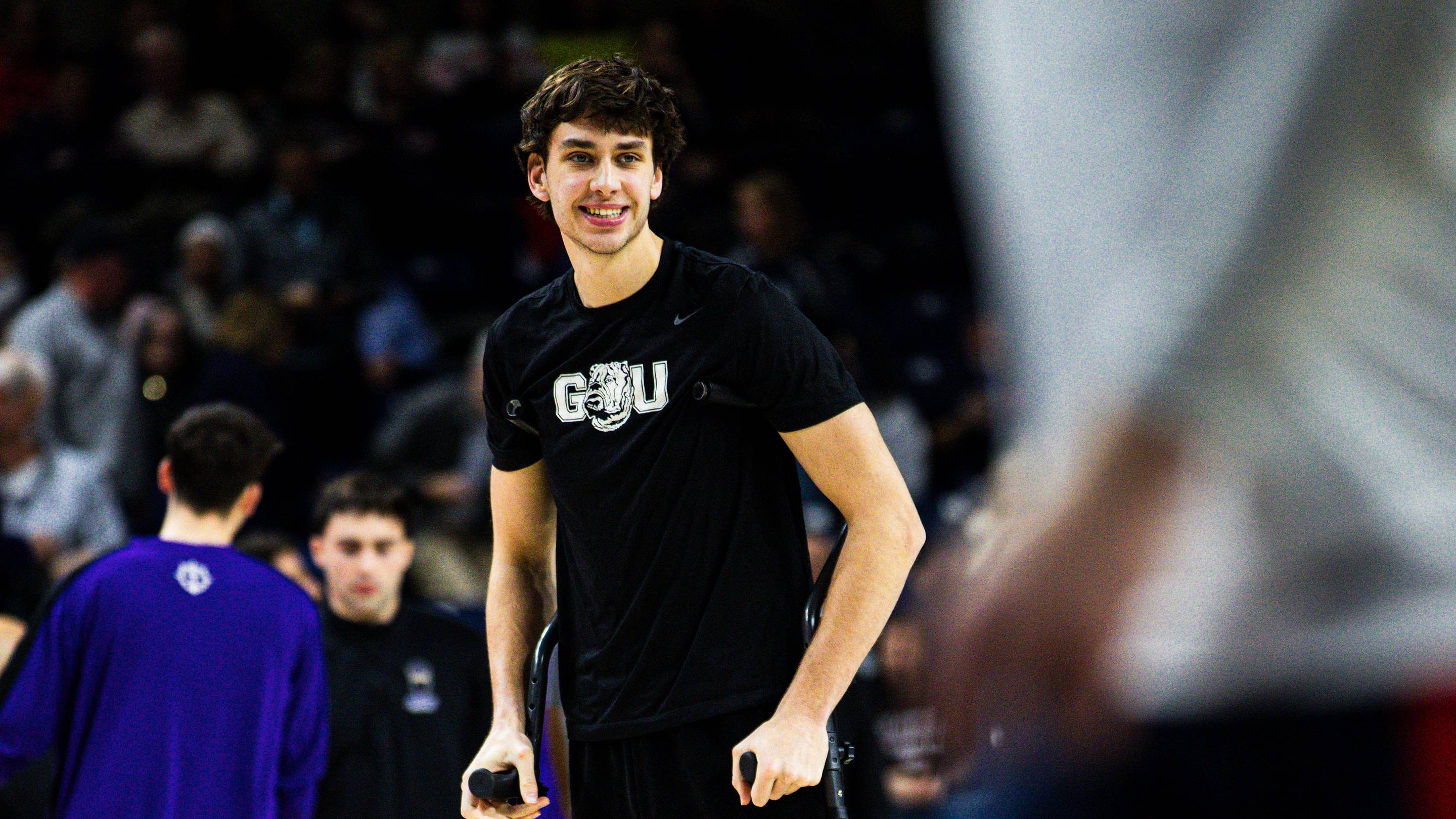 Gonzaga Bulldogs forward Braden Huff.